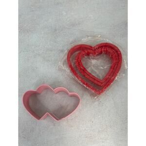 Heart shaped‎ cookie cutters Set of 4